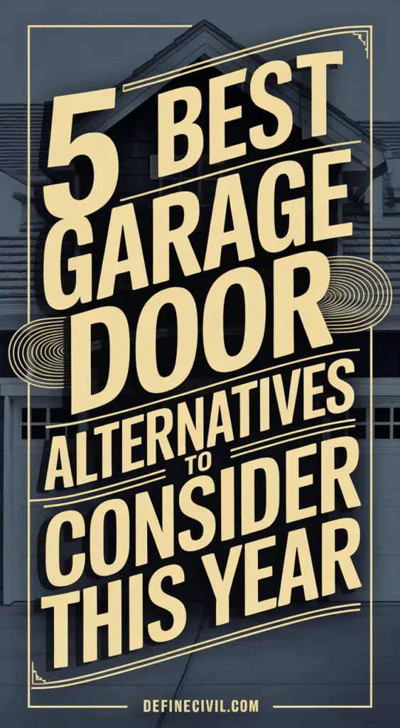 Garage Door Alternatives You Should Consider