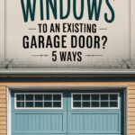 How to Add Windows to a Solid Garage Door