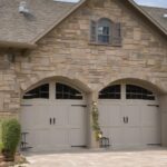 Garage Door Designs for Homes with a Stone Exterior
