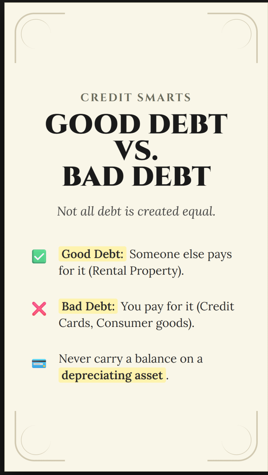 Good Debt vs. Bad Debt: How to Use Leverage to Build Wealth - Definecivil