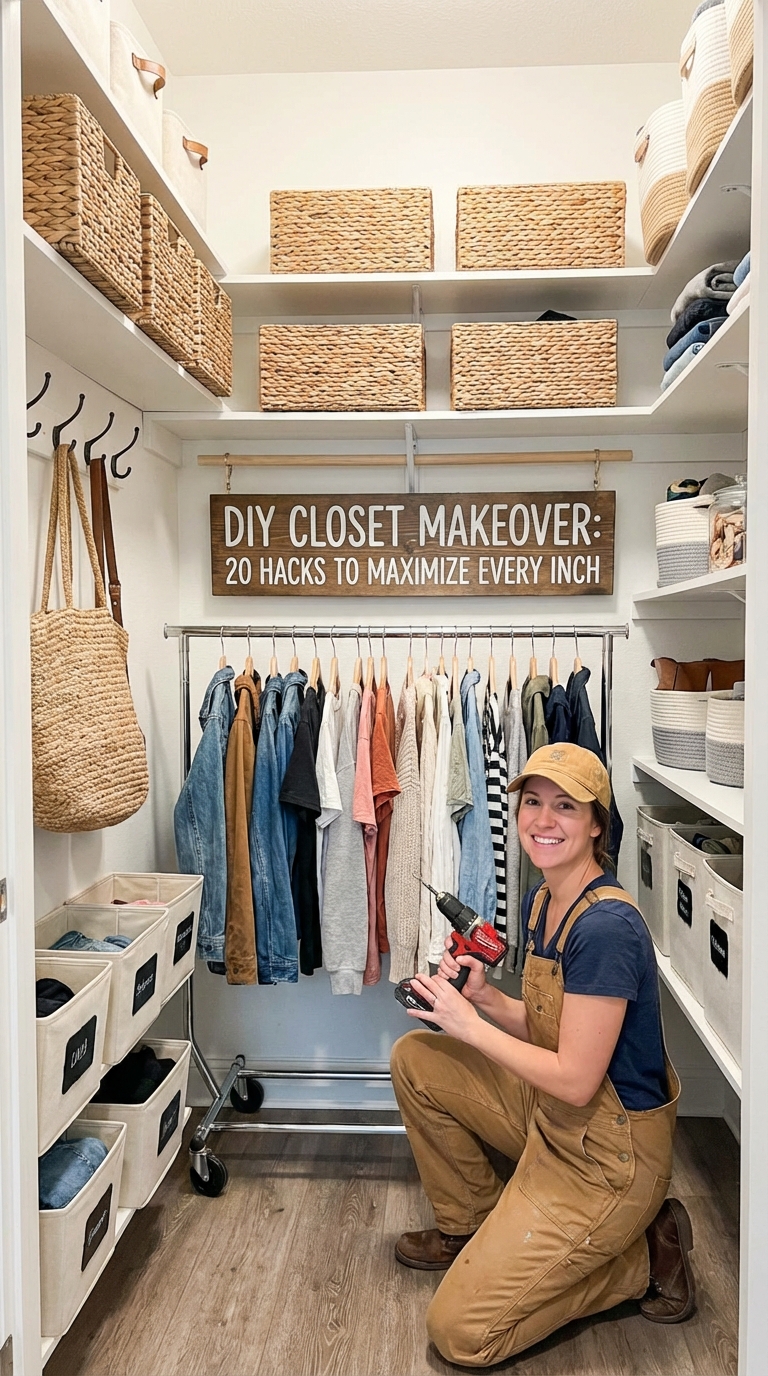 DIY Closet Makeover: 20 Hacks to Maximize Every Inch - Definecivil