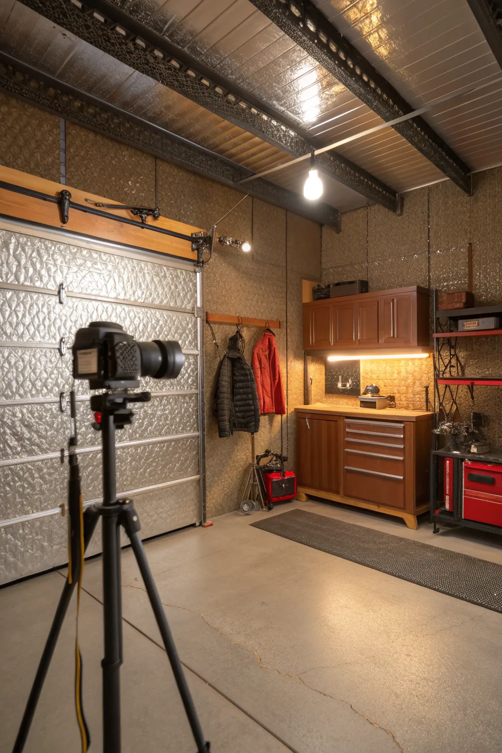 Inspiring Metal Garage Interior Ideas for a Cozy Workshop - Definecivil