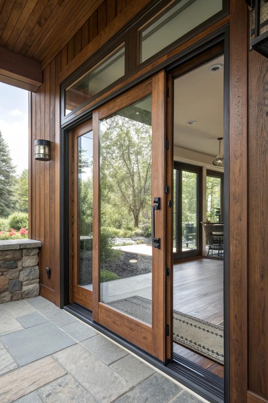 Innovative opening mechanisms add both function and style to your home. 🚪 #DoorDesign #Innovation