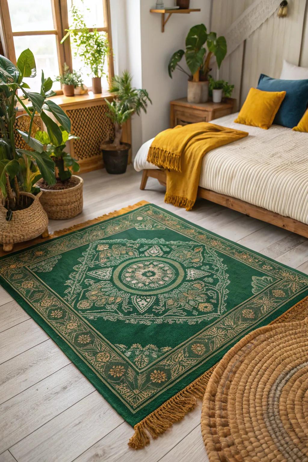 Earthy tones bring tranquility and warmth to your bedroom oasis.