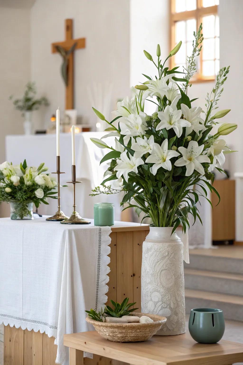 20+ Creative Easter Altar Decoration Ideas
