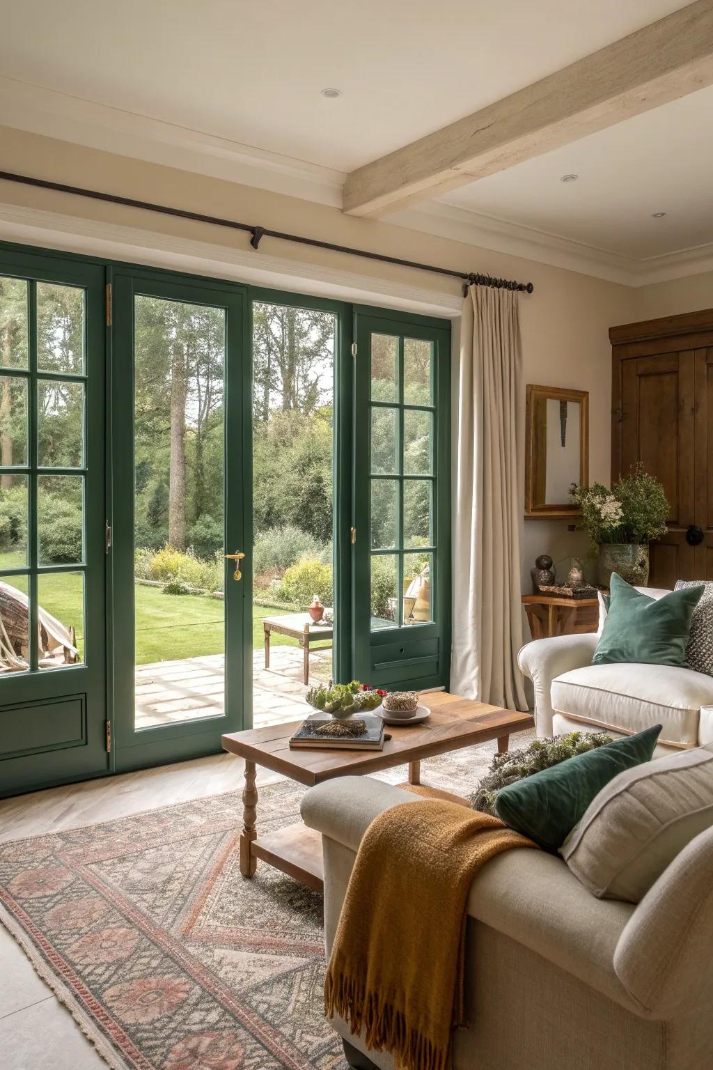 Let your sliding glass doors be the star of your living room, adding elegance and charm. 🌟 #LivingRoomDesign #FocalPoint #HomeStyle