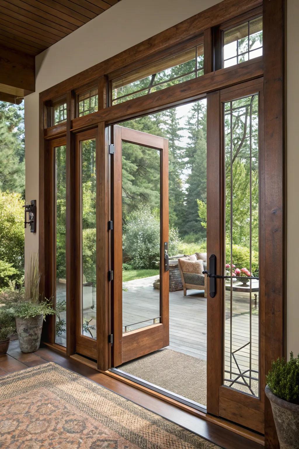 Double-glazed doors keep your home cozy and reduce energy costs. 🌞 #EcoFriendly #SmartHome