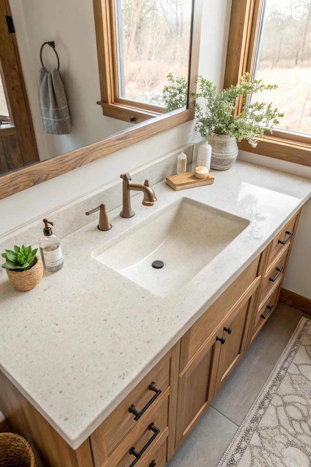 Create an effortlessly chic space with undermount sinks for clean, uninterrupted lines.